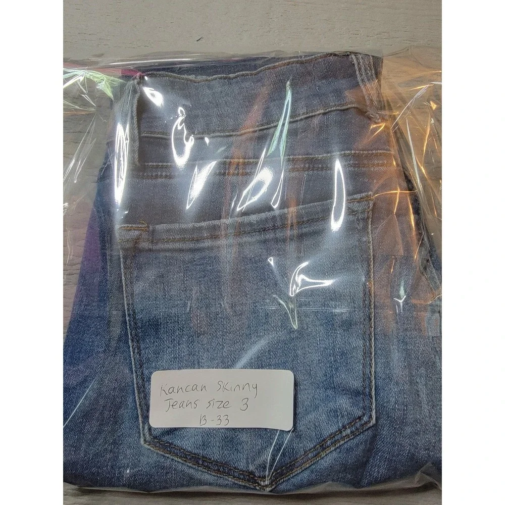 ♡Kancan Preloved Womens‎ Skinny Jeans, Size 3/25 Medium Wash Denim B-34